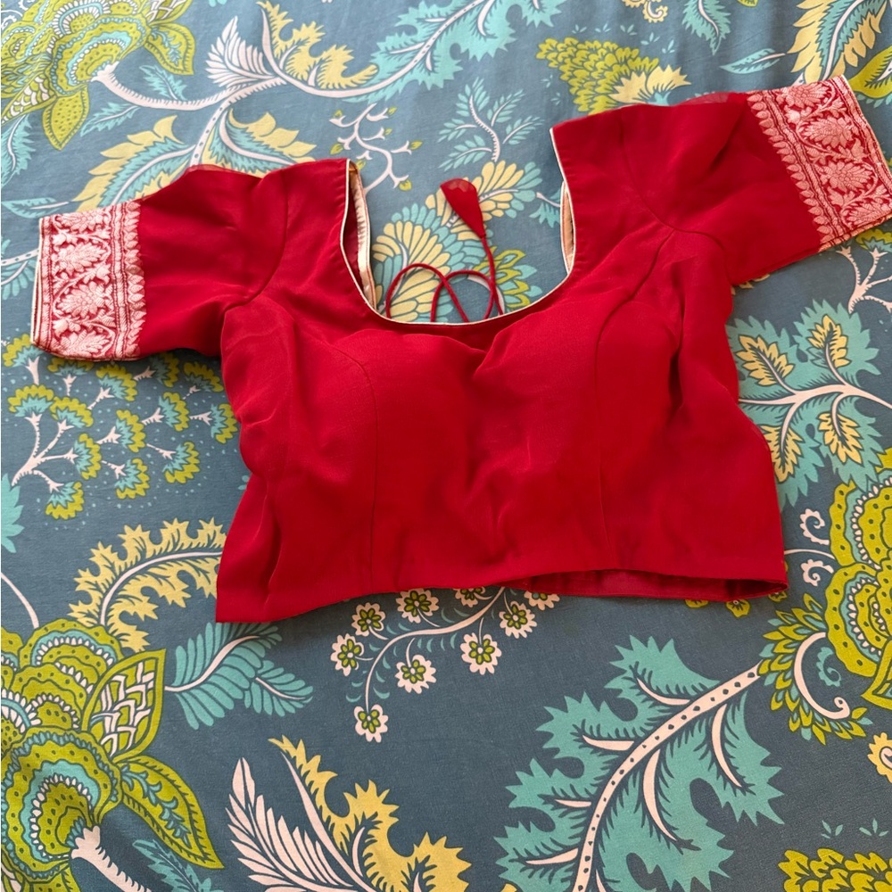 Elegant Red Women's blouse